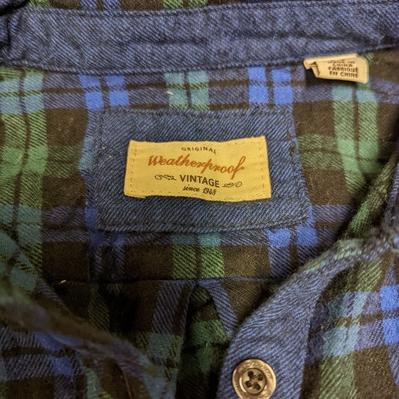 Washed, unworn, Weatherproof Vintage flannel, size small - Picture 4 of 5